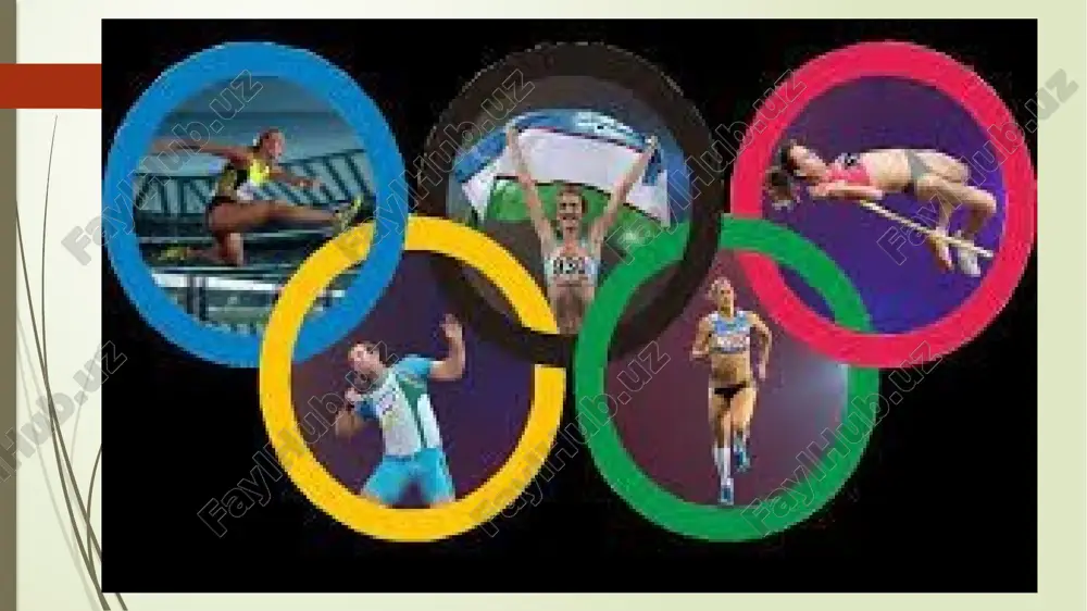 davomli o‘tadi. yengil atletika — sportning eng ommaviy turlaridan biri; turli masofalarga yugurish, sportcha yurish, balandlikka sakrash, uzunlikka, uch hatlab, langarchoʻp bilan, nayza uloqtirish, lappak, bosqon, yadro irgʻitish, koʻpkurash (oʻnkurash, yettikurash) mashqlarini oʻz ichiga oladi. yengil atletikada 50 dan ziyod mashq bor, ulardan 48 tasi olimpiada oʻyinlari dasturiga kiri-tilgan (2000-yilgi sidney olimpiadasida erkaklar yengil atletikaning 23, ayollar 20 turida musobaqalashishdi). bundan tashqari, yengil atletika zamonaviy beshkurash va triatlon sport turlarining bir mashqini tashkil etadi. yengil atletikaning paydo bo'lish sanasi miloddan avvalgi 776 yilga to'g'ri keladi. o'shanda qadimgi yunonistonda olimpiya o'yinlarida birinchi yugurish musobaqalari bo'lib o'tdi. 42 kilometr 195 metrlik zamonaviy standart 1908 yilda londonda bo'lib o'tgan o'yinlar masofasi sifatida o'rnatildi. yengil atletika sport turi haqida umumiy ma’lumot. yengil atletika besh bo‘limdan: yurish, yugurish, sakrash, uloqtirish va ko‘p kurashlardan iborat bo‘lib, ularning har qaysisi xilma-xil turlarga bo’linadi: yurish — insonning joydan-joyga ko'chishidagi oddiy usul bo‘lib, turli yoshdagi kishilar uchun ajoyib jismoniy …