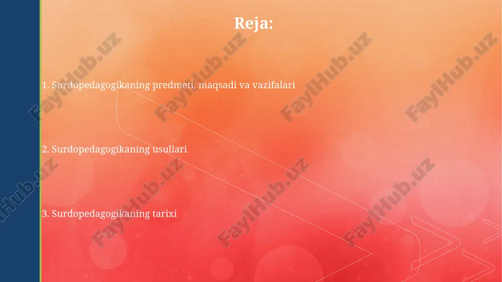 arixi 18-asrda sharl-mishel de l'epeening fransiya institutida karlar uchun birinchi davlat maktabini tashkil etishi surdopedagogikaning rivojlanishida muhim bosqich bo'ldi. 20-asr o'rtalarida l.s. vigotskiyning madaniy-tarixiy nazariyasi asosida surdopedagogik tadqiqotlar kar bolalarning ijtimoiy rivojlanishiga e'tibor qaratdi. surdopedagogika fanining rivojlanish bosqichlari 19-asr oxirida surdopedagogika tibbiyot va pedagogikaning tutashuvida shakllandi, eshitish qobiliyati zaif bolalarni o'qitish muammolari bilan shug'ullanib, dastlabki uslublar ishlab chiqildi. 20-asrning o'rtalarida surdopedagogika fani rivojlanib, bolalarning individual xususiyatlarini hisobga olgan holda, turli xil o'quv dasturlari va reabilitatsiya usullari paydo bo'lishiga olib keldi. surdopedagogikaning boshqa fanlar bilan aloqasi surdopedagogika psixologiya bilan chambarchas bog'liq, xususan, rivojlanish psixologiyasi va maxsus psixologiya bilan, eshitish qobiliyati buzilgan bolalarning kognitiv rivojlanishini o'rganishda 60 foiz ahamiyatga ega. tibbiyot, ayniqsa otolaringologiya (lor) surdopedagogika uchun juda muhim, chunki u eshitish buzilishlarining sabablari, diagnostikasi va davolash usullari haqida 85% ma'lumot beradi. karnessiz bolalarni o'qitish va tarbiyalashning zamonaviy usullari inklyuziv ta'lim metodlari, 2010-yildan boshlab keng qo'llanilib, har bir bolaning, shu jumladan karnessiz bolalarning, …