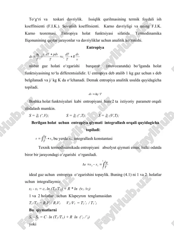 termodinamikaning ii-qonuni - Page 2