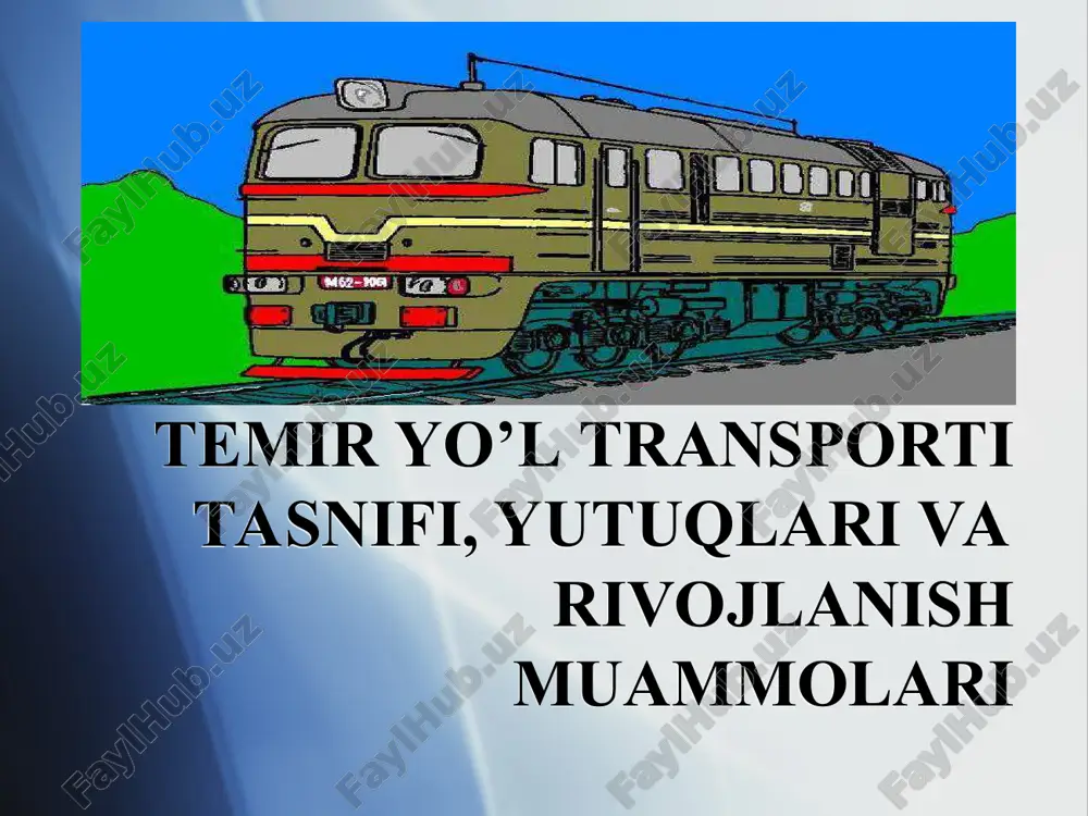 rning murakkabligi, olib borilayotgan rayonga borishning qyinligi shunga olib keladiki, geologiya - qidiruv partiyalari bu yo’llardan faqat tashqi yuk tashish uchun foydalanadilar. tog’ uymalaridan maydalangan jinslarni tashqariga tashish uchun ishlatiladi. yo’lning ustki qismi sifatida ballay katlam ishlatiladi. uning vazifasi og’irlik kuchlarini er polotnosiga teng taqsimlash, ishallarni uzuniga va eniga qimirlab ketishdan saqlash, ustki suvlarni o’tkazib yuborish va polotnoni muzlab qolishdan saqlashdir. bunday vazifalarga shagal, sheben', gal'ka yoki yirik qum javob bera oladi. balet qatlamining qalinligi 20 - 40 sm, qilib olinadi. uning 1 km yo’l uchun sarfi 400 m3 ni tashkil etadi. geologorazvedka ishlarida yuk xarakati kamligi, poezlar tezligining kamligi va oz muddatlarga kurilgan sharoitlarda bu normalar bir muncha kamaytirilishi mumkin. yo’l reshyotkasi shpaldan va unga maxkamlangan rel'slardan iborat bo’ladi. xozirgi paytda eni 750 mm bo’lgan izlarda ikki xil rel'slar ishlatiladi: r - 18 va r - 24, (18 va 24 - 1 m, rel'sning massasini kg da ifodalaydi). rel'slarning …