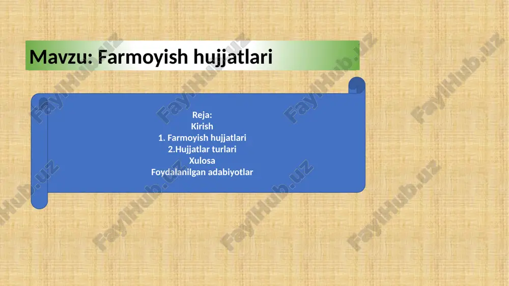 farmoyish hujjatlari - Page 2