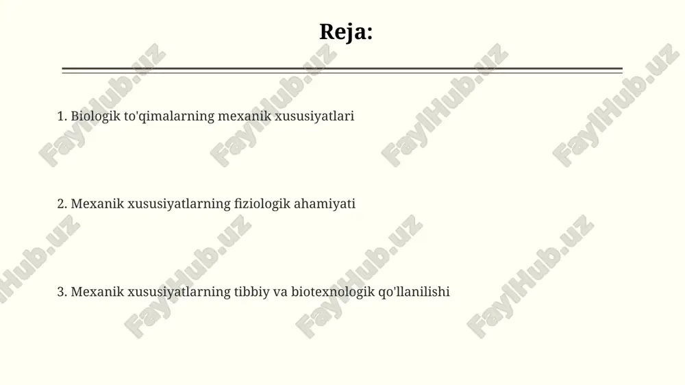 biologik to'qimalarning mexanik xususiyatlari - Page 2