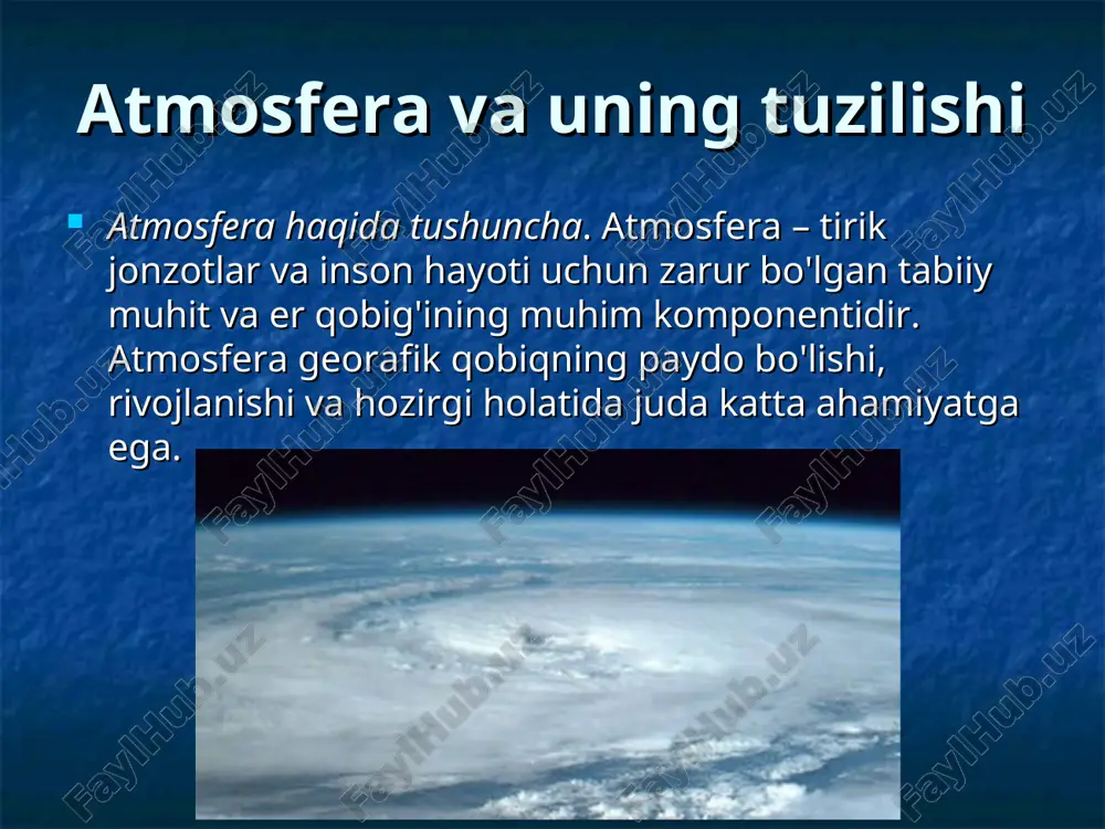 atmosfera va uning tuzilishi - Page 2