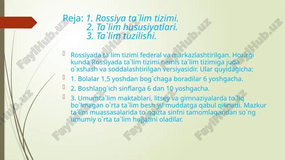yordamida asosiy darajadagi bilimlar doimiy ravishda yangilanadi va zamonaviy iqtisodiyot sharoitida juda zaru bo`lgan maxsus ko`nikmalarga ega bo`ladi. shuningdek bu insoning doimiy takomillashishi va uning qobiliyatlarini umrbod rivojlantirish haqidagi o`ziga hos ta`limot deb aytishimiz mumkin. e`tiboringiz uchun rahmat. image1.png image2.png image3.png image4.png image5.png