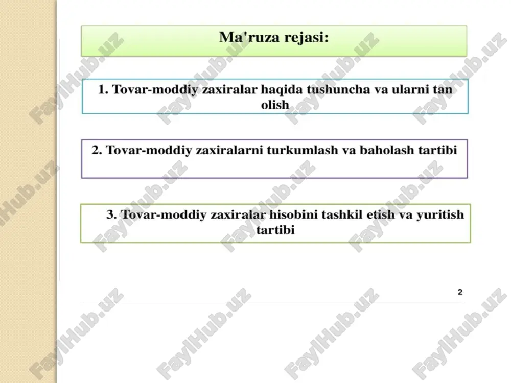 tovar-moddiy zaxiralar - Page 2