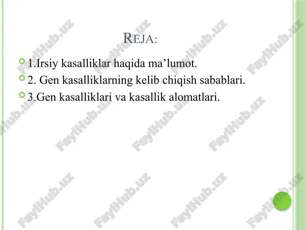 ham tanada qoladi, u keyingi avlodga o'tishi mumkin (autosomal retsessiv meros). talassemiya (kuli anemiyasi) - retsessiv tarzda meros bo'lib o'tadigan kasallik, bu oddiy gemoglobin tuzilishini tashkil etuvchi polipeptid zanjirlari sintezining pasayishiga asoslangan. talassemiya gemoglobin genlaridagi nuqta mutatsiyalari yoki o'chirilishi (xromosomaning bir qismini yo'qotishi) natijasida yuzaga keladi, bu rnk sintezining buzilishiga olib keladi, bu esa polipeptid zanjirlarining turlaridan birining sintezini pasayishiga yoki to'liq to'xtashiga olib keladi. boshqa turdagi zanjirlarning sintezi davom etmoqda. bu eritrotsitlarning normal ishlashini buzadigan ortiqcha zanjirlardan beqaror polipeptid agregatlari hosil bo'lishiga va ularning yo'q qilinishiga olib keladi. talassemiya, gipoxromik anemiya, eritrotsitlar anizotsitozi (o'lchamining o'zgarishi), yuz bosh suyagi (kvadrat, minora) tuzilishidagi buzilishlar xarakterlidir; burun egar shaklini oladi; tishlash va tishlarning holati buziladi. teri va shilliq pardalarning sarg'ayishi qayd etilgan. dalak va jigar kattalashgan. bemorlar yuqumli kasalliklarga moyil. erta boshlangan anemiya bolaning jismoniy va aqliy rivojlanishining pasayishiga olib keladi. polidaktiliya - tug'ma rivojlanish anomaliyalaridan biri bo'lib, barmoqlar yoki oyoq barmoqlari …