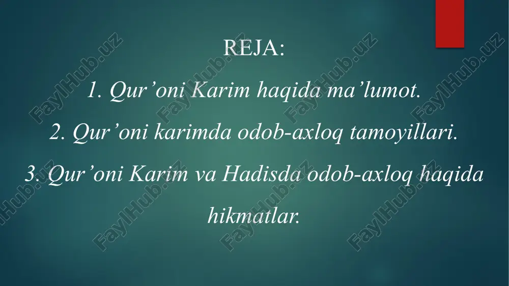 ik, g‘avg‘o ko‘tarish, bir musulmonning boshqasini ko‘rolmasligi, musulmonmusulmonning umrini xazon qilishi gunohi azimdir. qur‘onda ehsonli, qo‘li ochiq, bag‘ri keng, muruvvatli, keng fe‘lli, saxovatli bo‘lish, ertadan oqshomgacha, uydan ish joyigacha, beshikdan qabrgacha insonning har bir lahzasi iymonli bo‘lishga harakat qilishi chinakam ezgulikdir, deb qaraladi. kimda-kim odamlardan himmati, muruvvatini ayamasa, saxovat eshigini bekitmasa, bundan eng avvalo uning o‘zi katta naf ko‘radi, ma‘naviy qoniqish va falsafiy kamolot hosil qiladi, ruhi ko‘tariladi qur‘onda ehsonning foydasi ehson qiluvchining o‘ziga bo‘lishi aytilgan. unda aytilishicha, agar ehson qilsalaringiz ham, yomonlik qilsalaringiz ham o‘zingiz uchun. alloh kalomida ezgulik qilish, el-yurtga foyda keltirish, yomonlarni noto‘g‘ri yo‘ldan qaytarib, to‘g‘ri yo‘lga solish yuksak ma‘naviy fazilat, huquqiy, odob-axloqlilik belgisi sifatida e‘zozlanadi. ezgu niyatli, qalbi pok, xulqi go‘zal, iymoni butun odamlar yaxshilik qilishni o‘zi uchun eng katta maqsad, olijanoblik deb biladi. «kimki bir yaxshilik qilsa, unga o‘sha yaxshiligi o‘n barobar qilib beriladi». inson ezgulik ishlarini qancha ko‘p qilsa yaratganning o‘zi uni balo qazolardan …