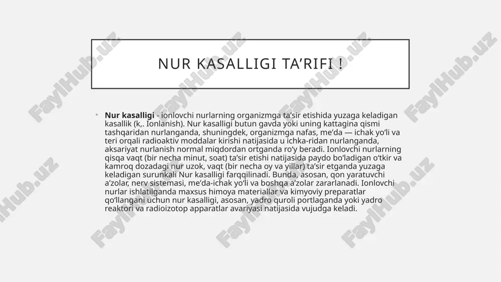 surunkali nur kasalligi - Page 2