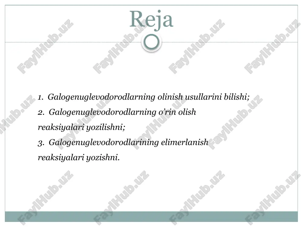 ) nisbatan eng to'g'ri tushuntirish molekulyar orbital nazariyasiga (tom) asoslangan. oxirgi to'liq molekulyar orbital bilan keyingi energiya eng yuqori energiyaga ega bo'lgan (anti-bog'lanish) orasidagi energetik masofani to'lqin uzunliklari oshib borishi bilan foton yutish orqali engib chiqamiz. galogenlarning ma'nosi galogenlar mendeleev davriy jadvalining 17-guruh elementlari, eskirgan tasnifga ko'ra - 7 asosiy kichik guruh. galogenlar faqat 5 ta kimyoviy elementni o'z ichiga oladi, jumladan ftor, xlor, yod, astatin va brom. ularning barchasi metall bo'lmagan. galogenlar juda faol oksidlovchilar bo'lib, tashqi darajada bu elementlar 7 ta elektronga ega. galogenlar nima, ular nima uchun bu nomni oldilar? "galogen" so'zi ikkita yunoncha so'zdan olingan bo'lib, birgalikda "tuzning tug'ilishi" degan ma'noni anglatadi. bu guruhning elementlaridan biri xlor bo'lib, natriy bilan birga tuz hosil qiladi. boshqa gidrogalik kislotalardan farqli o'laroq, gidroflorik kislota kremniy oksidi (iv) bilan o'zaro ta'sir qiladi: kremniy oksidi shishaning bir qismi bo'lganligi sababli, gidroflorik kislota shishani korroziyaga olib keladi va shuning uchun laboratoriyalarda polietilen …