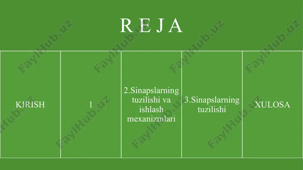 iyator aksonning perisinoptik oxiridagi sinoptik pufakchalarda saqlanadi. har bir pufakchada 20-minga yaqin medyatr malekulasi bor bu miqdor medyatrning 1 kv tashkil qiladi. nerv impulslarining aksoning sinaps oldi oxirlariga yetib kelishi pufakchalar yorilib medyatrni sinaos yirigiga ajralishiga sabab boladi. hozir mediator deb ataladigan moddalarning kimyoviy tuzilishi har hil. qo'zg'alishning sinapsdan o'tishida post sinaptik membranada joylashgan medyatrlarga sezgir retsiptorlarning ahamiyati katta. har qaysi medyatrning mahsus retseptori bor. úlar ichida atsitilxolinga sezgir xolinoretsiptor ko'proq tekshirilgan.alohida olingan xolino retseptor membranani teshib o'tgan 5 ta murakkab oqsil malekulalari yig'indisidan iborat.bu malekulalar yonma yon zich qilib aylana shakilda tahlangan 5 ta qalamga uxshaydi.sinapsdan o'tadigan impulslar bo'lmaganida kanal yopiq turadi. retseptor yig'indisidagi ogbi sharning sinaps yirigiga qaragan uchida atsetilxolin o'zaro bog'lanadigan ikkta kontakt maydoncha mavjud.sinapsga yetib kelgan impuls tasirida ajralgan atsitilixolín malekulasi sinaps yirigidan o'tib kontakt maydonchaga yopishadi.sinapsdan yakka impuls o'tayotga vaqtda 8ming xolinoretseptor ishga tushadi. natijada ion kanali ochilib hujayra ichiga qaratilgan na oqimi jadallashadi.bu oqim …