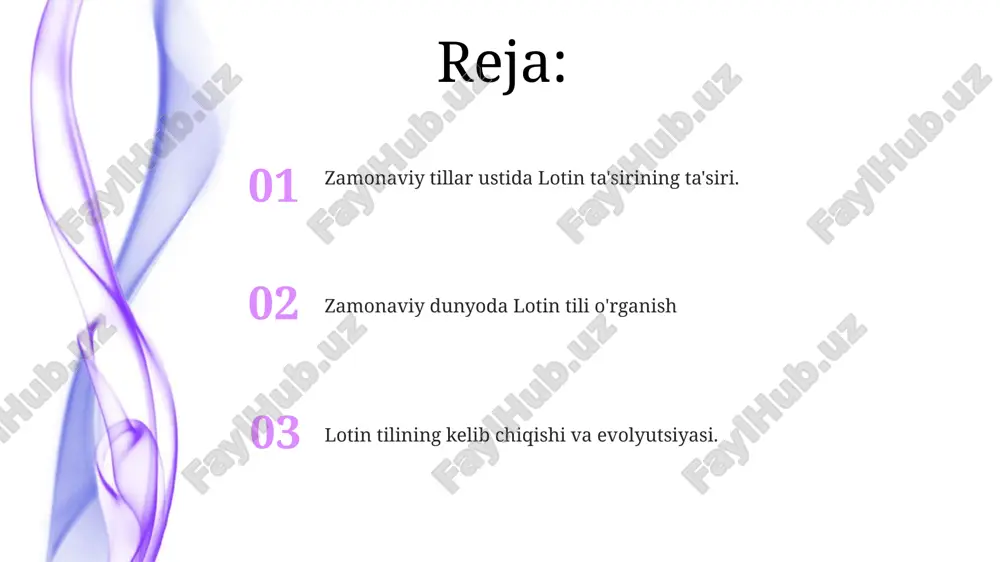 lar lotin tilidan olingan. lotin tili bugungi kunda ham dolzarb bo'lib qolmoqda, til evolyutsiyasi, etimologiya va g'arb fikrining asoslari haqida tushuncha beradi. latin tili va zamonaviy tillarning ko'tarilishi rim imperiyasi va uning ma'muriyati, qonunchiligi va adabiyoti tili lotin tili edi. lotin tili o'rganish zamonaviy tillarni, adabiyotni va madaniyatni tushunishga yordam beradi. lotin tillasi frantsuz, ispan va italiya kabi romantik tillarning rivojlanishiga ta'sir ko'rsatdi. rim imperiyasi va o'rta asrlarda lotin tili zamonaviy lotin tili bo'yicha tadqiqotlar tarixiy lotin tilini, uning romantik tillarga ta'sirini va adabiyot, falsafa va huquqdagi rolini tushunishga qaratilgan. o'rta asr lotin tili ilm-fan, din va diplomatiyaning asosiy tili bo'lib, mintaqaviy o'zgarishlar bilan yanada rivojlandi. latin tilining bir gapirish tilidan adabiy va ma'muriy tilga aylandi va rim imperiyasining qulashiga qaramay, turli shakllarda saqlanib qoldi. zamonaviy tillardagi lotin tili o'rganish lotin tilining tarixi: lotin tilining kelib chiqishidan tortib hozirgi turli shakllariga qadar evolyutsiyasini kuzatish. zamonaviy tillarda lotin tili: lotinning zamonaviy …