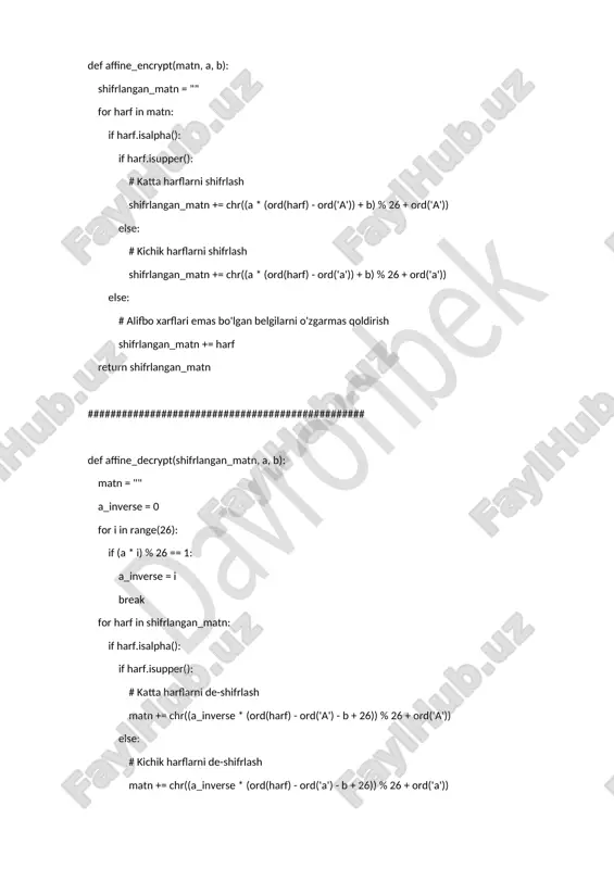 sezer va affinsezar shifri va dishifri pythonda - Page 2