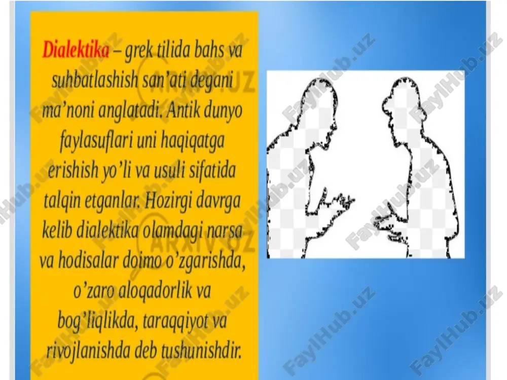 dialektika rivojlanishi haqidagi ta'limot - Page 2