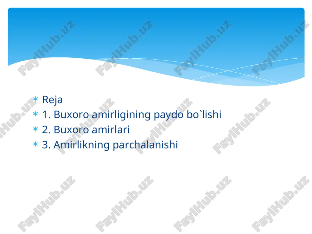 ) otasidan so'ng taxtga o'tirgan vaqtda butun mavorounnahr uning hukmiga bo'ysinar edi. haydarning taxtga ko'tarilishi ommaviy qo'zg'olonlar va qatllar bilan to'g'ri keldi. 1800 yil marv turkmanlari bosh ko'tarishdi. ichki janjallarga ko'p o'tmasdan qo'qon bilan o'ratepa uchun urush qo'shildi. haydar ushbu shaharni tasarrufida saqlab qolishga muvaffaq bo'ldi. amir haydar davrida siyosiy tizim yakka hokimiyatchilik tomon intilayotgan markazlashgan monarxiyadan tashkil topgan edi. amirga 4 ming kishigacha yetadigan byurokratik mahkama xizmat qilardi. armiyaning miqdori oshdi. faqat buxoroning o'zida 12 ming harbiydan iborat qo'shin turardi. ahmad donishning yozib qoldirishicha, amir haydar boshqaruv vaqtiga "har 3- 6 oyda yuzaga keladigan to'xtovsiz feodal urushlar davri" deya baho berish mumkin.  haydardan so'ng taxtga uning o'g'li nasrullo (1826-1860yy.) o'tirdi. unga hokimiyat sari yo'l ochish maqsadida akalari husayn va umar o'ldirildi. armiya va ruhoniylarga suyangan nasrullo zodagonlarni jilovlash maqsadida feodal tarqoqlikka qarshi qat'iy kurash olib bordi. hukmronligining birinchi oyida u har kuni 50-60 tadan kishini qatl qildi. nasrullo …