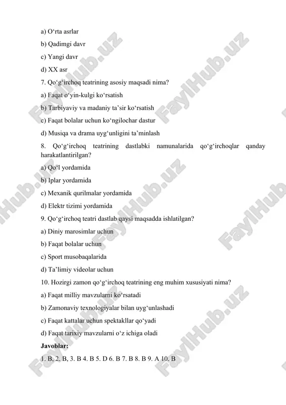 qo'g'irchoq testri - Page 2