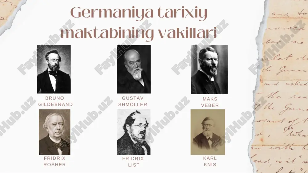 odi” k i tobin i 1848-y i lda e ’ lon q i ld i . bu ki tobda u f.engelsning “angl iyada ishchi lar s inf in ing ahvol i ” asar iga qarshi chiqdi . b.gi ldebrantkapi ta l izm ishchi lar s inf in ing ahvol in i yaxshi laydi va bu tuzumga qarshi kurashdan ma”no yo’q, deb hisoblaydi . b.gi ldebrant q iymatni foydal i l ikdan iborat deb bi ld i va xususiy mulkchi l ikn ing himoyachis i bo’ l ib maydonga chiqdi . u takl i f etkan insoniyat taraqqiyot in ing t iz imi natura, pul va kredi t xo’ ja l ig in i o ’z ichiga oladi . maks veber maks veber ma’ lumot l i va ko’p q i r ra l i o l im. u falsafa, tar ix , sots io logiya va iqt isod fanlar in …