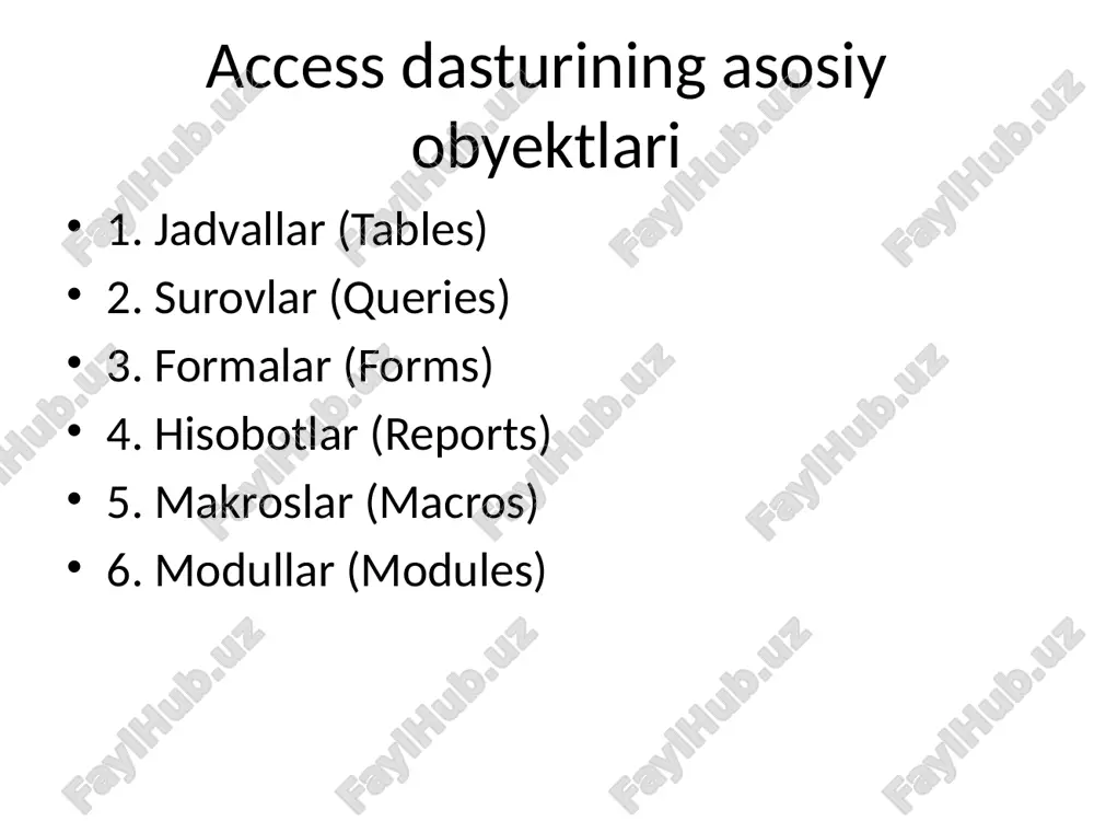 ms acses obyektlari - Page 2