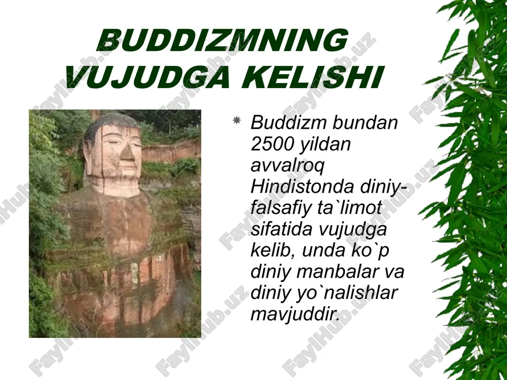 v_fs.jpg&imgrefurl=http://travel.webshots.com/photo/1106094867045720297yxlojv&usg=__f6wd-xpltmmd_eot2dg3lj4jnfi=&h=1805&w=1179&sz=191&hl=ru&start=925&u%20 biografiyalari  bizgacha buddaning bir necha biografiyalari yetib kelgan:”maxovostu”-mil-y ii asrda yozilgan.  “lalitavistara” m-y ii-iii asrlarida  “buddxacharita”-buddist faylasufi ashvagxosha tomonidan m-y i asrida yozilgandir. da`vat  budda o`zining birinchi da`vatini varanasi yaqinidagi rishipatana bog`ida o`zining besh rohib do`stlariga qildi va ular buddaning birinchi shogirdlari bo`ldilar. http://images.google.co.uz/imgres?imgurl=http://image07.webshots.com/7/9/48/67/106094867yxlojv_fs.jpg&imgrefurl=http://travel.webshots.com/photo/1106094867045720297yxlojv&usg=__f6wd-xpltmmd_eot2dg3lj4jnfi=&h=1805&w=1179&sz=191&hl=ru&start=925&u%20 http://images.google.co.uz/imgres?imgurl=http://image07.webshots.com/7/9/48/67/106094867yxlojv_fs.jpg&imgrefurl=http://travel.webshots.com/photo/1106094867045720297yxlojv&usg=__f6wd-xpltmmd_eot2dg3lj4jnfi=&h=1805&w=1179&sz=191&hl=ru&start=925&u%20 afsonalarda  afsonalarga ko`ra uni so`ngi marta xudolar insoniyatni to`g`ri yo`lga boshlashi uchun inson qiyofasida yaratganlar.  bularga ko`ra, yer yuzida gautamaga qadar 6 ta budda o`tgan. http://images.google.co.uz/imgres?imgurl=http://abhidharma.ru/a/buddha/content/bhaisajyaguru/0002.jpg&imgrefurl=http://abhidharma.ru/a/buddha/budda%2520bhaisajyaguru.htm&usg=__kdk28epchx19dwogyb5sugmrama=&h=278&w=398&sz=52&hl=ru&start=757&um=1&tbnid=xw2hl2lzkbglgm:&tbnh=87&tbnw=124&prev=/images%3fq%3dbudda%26start%3d740%26ndsp%3d20%26um%3d1%26hl%3dru%26lr%3d%26sa%3dn http://images.google.co.uz/imgres?imgurl=http://img2.travelblog.org/photos/2540/6125/t/22650-me-near-the-big-budda-and-his-shrine-0.jpg&imgrefurl=http://www.travelblog.org/asia/thailand/lower-southern-gulf/ko-samui/blog-6125.html&usg=__-hxlefu1dbut4v4lgsfqwdix_b4=&h=225&w=300&sz=13&hl=ru&start=748&um=1&tbnid=snyni_k2_1kzsm:&tbnh=87&tbnw=116&prev=/images%3fq%3dbudda%26start%3d740