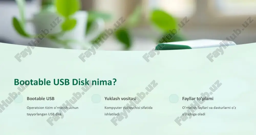 operatsion tizimni o'rnatish uchun bootable usb yaratuvchi qo'llanma - Page 2