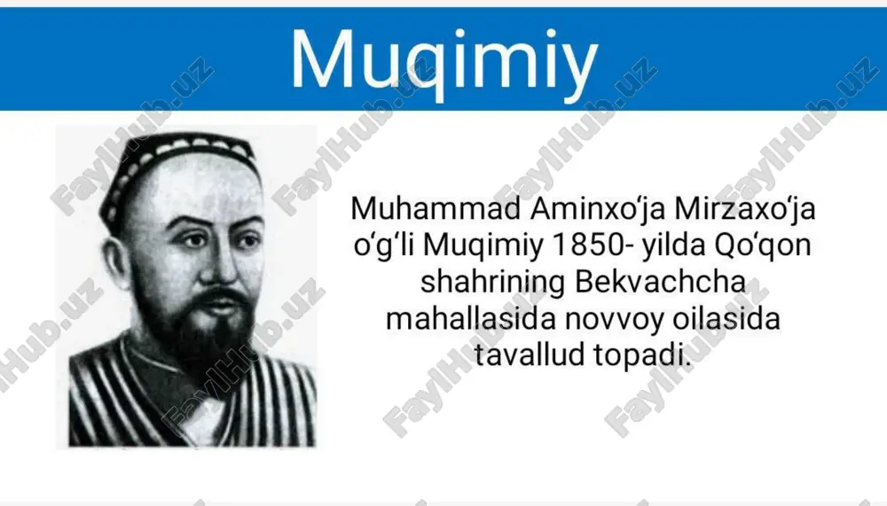 muqimiy hayoti va ijodi - Page 2
