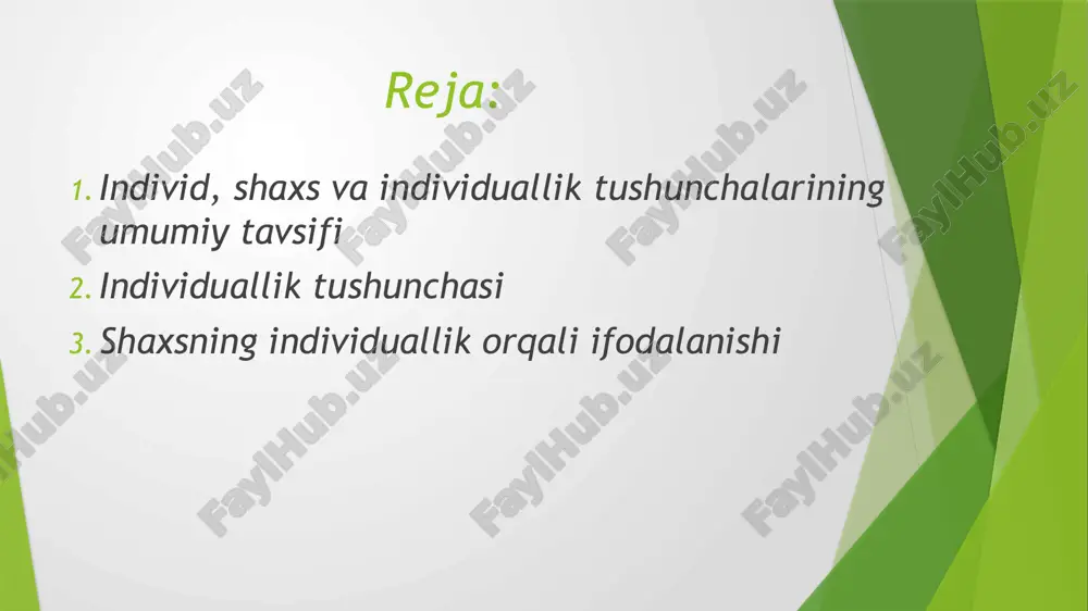 im faylasufi seneka individuallik tushunchasini yanada takomillashtiradi. individuallik oʻziga xos xususiyatlarni va mazmunini yoʻqotmay turib, boshqa boʻlaklarga boʻlinmaydigan aniq bir narsa (mavjudot) ekanligini eʼtirof etgan. oʻrta asrlar falsafasida individuallik inson shaxsi tushunchasini ifodalagan. xvii asrda individuallik bilan bogʻliq fikr-mulohazalar nemis faylasufi leybnits taʼlimotida atroflicha rivojlantiriladi. individuallik nemis adibi i. v. gyote ijodida ham oʻz ifodasini topdi. individuallik romantizm dunyoqarashi uchun ham xos xususiyatdir. insondagi individuallik uning hayoti, faoliyatining barcha sohalarida namoyon bo’ladigan o’ziga xos sifatlari hisoblanadi. individuallik alohida holda olinganda insonning aniq xatti-harakati, malakasi, layoqati, odat va ko’nikmalarini ifoda etadi. unda insonning ichki va tashqi betakror xususiyatlari shakllanganligi uchun boshqalardan farqlanadi. uning tarkibiga xarakter, temperament, iroda, iqtidor, qobiliyat va shu kabilar kirib, ular takrorlanmasdir. ya’ni bir odamga xos bo’lgan iqtidor, qobiliyat, emotsiya, mimika, xarakterlar boshqa bir odamda aynan uchramaydi. shu sababdan ham ular individualdir. insonning tug’ilishidan tortib uning so’nggi nafasi qolgunicha bo’lgan davrda bosib o’tgan umr yo’lida pog’onama pog’ona o’zligini …