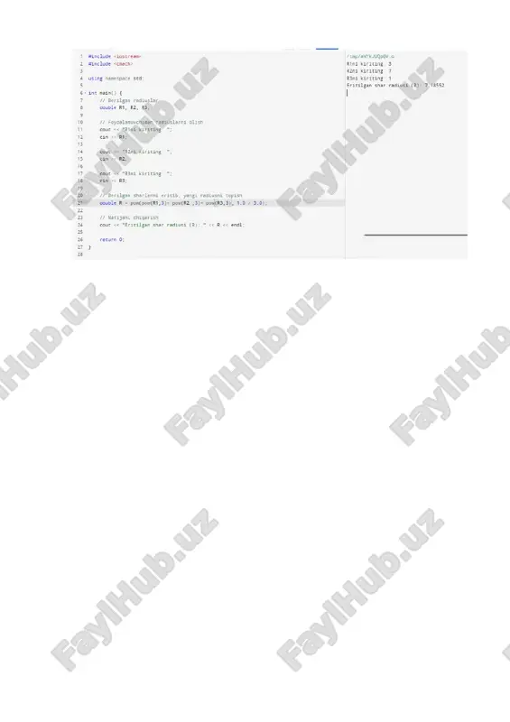 shar radiusini topish - Page 2