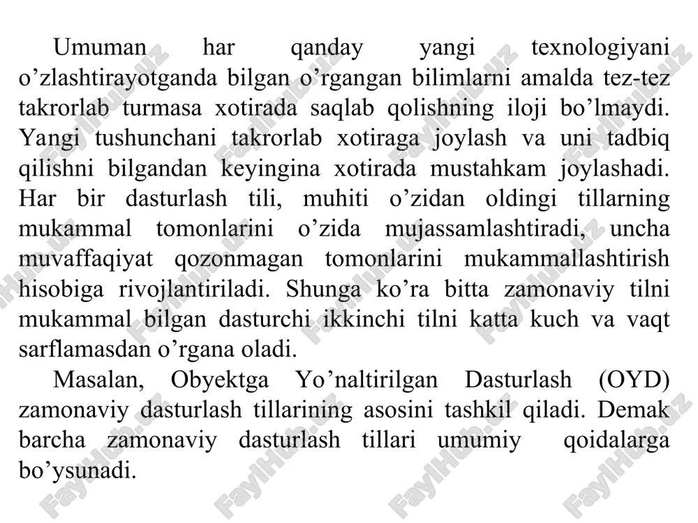 ’plamidir. masalan, ilova tarkibiga dastur matni, tovush fayllari, ikonka rasmlari va shu kabi ilovaga, kerakli fayllar kirishi mumkin. bunda har bir ilova uchun alohida papka hosil qilish maqsadga muvofiq sanaladi. chunki ilovani boshqa kompyuterga o’tkazmoqchi bo’lsak va papkada saqlamagan bo’lsak, ularni yig’ishimizga to’g’ri keladi. bunda interfeysning o’zi ilovani saqlashni talab qiladi, ammo papka hosil qilishni o’zimiz bilishimiz kerak. interfeysning asosiy oynasi sarlavha oynasida ilova nomi, ilovani tiklash, berkitish tugmalari joylashgan. sarlavha nomi tagida asosiy menyu joylashgan. bu menyu orqali muhitning barcha funktsiya va komandalarini ishga tushirish mumkin. asosiy menyuning tagida tez tugmalar joylashgan. bu tugmalar ma’nolariga ko’ra guruhlarga ajratilgan. bu tugmalar orqali tez-tez ishlatiladigan komandalarni ishga tushirishimiz mumkin. bu tugmalarning o’ng tomonida vizual komponentalar vcl (visual component library - vizual komponentlar kutubxonasi) palitrasi joylashgan. bu shunday obyektlarki yoki shunday dasturlash komponentalariki, bular yordamida windows uchun vizual dasturlarni tezda yaratish mumkin. komponentalar yordamida har xil tugmalar, rasmlar, yozuvlar, taymerlar, kalendar va …