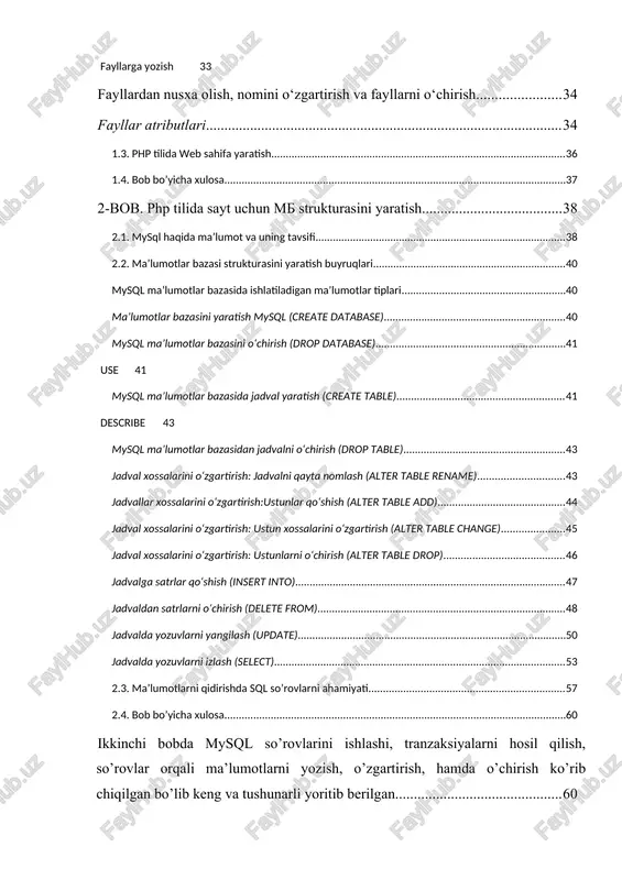 kumat tizimini joriy etish kabilar soha oldida turgan asosiy vazifalar hisoblanadi. yuqoridagilarni hisobga olib, sog'lom axborot muhitini yanada rivojlantirish, aholining, ayniqsa yoshlarning axborot bilan ishlash madaniyatini yuksaltirish, ularning zamonaviy axborot texnologiyalariga bo'lgan qiziqishini orttirish, internet tarmog'idan foydalanish uchun qulay va zamonaviy shart-sharoitlar yaratish, yaratilayotgan imkoniyatlardan samarali foydalanish, aholi o'rtasida zamonaviy aktni targ'ib qilish va axborotga bo’lgan ehtiyojni qondirish, globallashuv sharoitidagi axborot xurujlariga qarshi immunitetini yuksaltirish vazifalarini bajarish ham sezilarli dolzarb hisoblanadi. ishning maqsadi. o’zbekiston respublikasi aloqa, axborotlashtirish va telekommunikatsiya texnologiyalari davlat qo’mitasi tomonidan soha yo’nalishlariga berilayotgan litsenziyalarning ma’lumotlar bazasini yuritish hamda fuqaro va tashkilotlar tomonidan litsenziatlarning faoliyati haqiqiyligini tekshirish imkoniyatini yaratadi. litsenziatlarni faoliyat ko’rsatish yo’nalishini guruhlash va kerakli litsenziatning litsenziya nomeriga ko’ra qidiruvni tashkil qiladi. ishning dolzarbligi ma'lumki hozirgi vaqtda mamlakatimizda zamonaviy axborot-kommunikasion texnologiyalarni rivojlantirish va joriy etishga katta e'tibor berilmoqda. fuqarolarga interaktiv xizmat ko’rsatish va masofadan turib ishonchli tezkor axborotga ega bo’lishga qulayliklar yaratishda yangi yondashuvlar talab qilinishini asos …