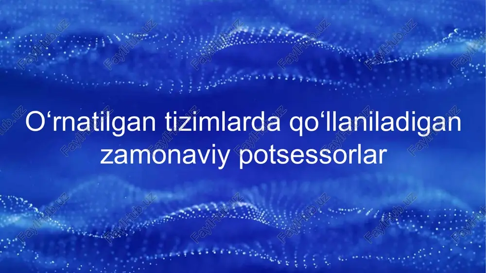 i bilan. texnologiya -protsessorni eng kichik elementlarini qalinligi bilan aniqlanadi, texnologiya qanchalik «yupqalashib» borsa, kristallga shuncha ko‘p tranzistorlar joylashtirish mumkin bo‘ladi. bundan tashqari, yangi texnologiyaga o‘tish energiya iste’moli va issiqlik ajratishni pasaytirishga yordam beradi, bu esa uni stabil ishlashi uchun juda muximdir. yangi texnologiyaga o‘tish odatda protsessor «yadrosi» xam o‘zgarishiga olib keladi. intel core i9 01 apple m1 apple m1, apple tomonidan ishlab chiqarilgan xususiyatli g'ildirakli mikroprotsessor oilasi hisoblanadi. intel core i9, intel tomonidan ishlab chiqarilgan bir xil balandlikdagi xususiyatlar bilan ajratilgan yuqori darajadagi xususiyatli g'ildirakli mikroprotsessorlar oilasi hisoblanadi. 02 amd ryzen 9 amd ryzen 9, amd tomonidan ishlab chiqarilgan yuqori darajadagi xususiyatli g'ildirakli mikroprotsessor oilasi hisoblanadi. 03 nvidia geforce nvidia geforce, nvidia korporatsiyasi tomonidan ishlab chiqarilgan grafika ish stansiya birliklari (gpu) oilasi hisoblanadi. 04 intel core i9 intelning core i9 seriyasi, yuqori darajadagi ish-hisoblash kuchini oshiradi va shu jumladan yuqori ish-hisoblash tezligi talab qiluvchi ilovalarni bajarishda yaxshi ishlaydi. bu …