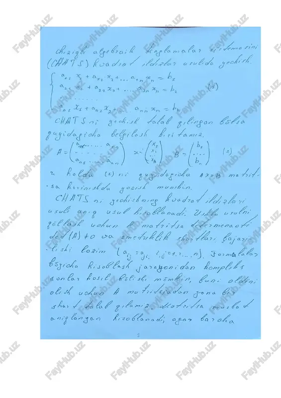 chiziqli algebra - Page 2