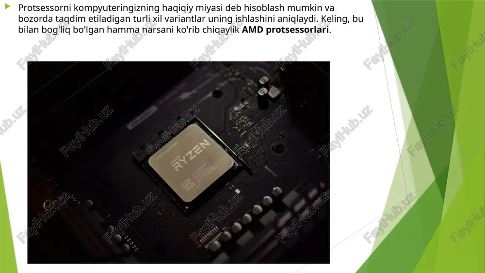 amd hali ham intel -dan nusxalangan formatlarga ulangan edi. bu avvaldan noldan yaratilgan kelajakdagi modellar bilan o'zgaradi: amd 2007 yilgi phenom protsessorini ishga tushirib, o'zining abadiy raqibi bilan raqobatda omon qolish uchun yanada yuqori pog'onani bosib o'tishga majbur bo'lardi, bu to'rt yadroli tizimli k8 arxitekturasidan iborat edi, bu qurilmalar tarixida birinchi marta. oradan uch yil o'tib, 2010 yilda amd o'zining phenom ii x6 oltita protsessor yadrosi bilan to'rt yadroga ega bo'lgan intelni ortda qoldirmoqchi bo'ldi. va keyin, grafik kartalar ishlab chiqaruvchi ati technologies kompaniyasini sotib olgandan so'ng, amd protsessorni grafik karta va bir xil kapsuladagi periferik qurilmalar uchun 16 bo'lak bilan birlashtirishga intilgan fusion loyihasini boshladi. shu maqsadda, protsessorlar va grafikalar o'rtasidagi maksimal integratsiyani talab qiladigan 3d kompyuter video o'yinlari dunyosiga moslashuvi tufayli, kompaniyaga bir zumda inteldan ustun turishga imkon beradigan amd llano mahsuloti paydo bo'ldi. intel westmere kompaniyasidan past quvvatli protsessorlar bilan raqobatlasha olmadi va navbatdagi ijodiy to'ntarish paytida …