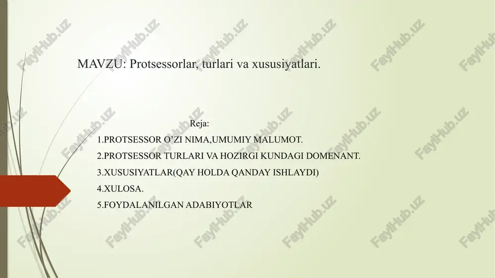boshqalar tomonidan ishlab chiqarila boshlandi. varto shuni ko'rsatadiki, ushbu to'plam asosida radian mikrosimulyatori mt1804 tayyorlangan protsessor turlari 8088/8086 protsessorlari pentium protsessorlari. 1978 yilning iyunida intel o‘zining ya’ngi 8086 protsessorini taqdim etib, inqilob sodir etdi.bu bozordagi ilk 16-razryadli mikroprotsessorlar edi; u vaqtda barcha boshqa protsessorlar 8-razryadli edi. 8086 protsessori 16-razryadli ichki registrlarga ega bo‘lib va 16- razryadli yangi toifadagi dasturiy ta’minotni bajara olar edi. u, shuningdek,16-razryadli tashqi shinaga ega bo‘lib, bir vaqtda 16 bit ma’lumotni xotiraga uzata olar edi.manzil shinasining razryadi 20 bitni tashkil qilar edi va 8086 protsessori 1 mbayt (20-darajadagi 2) sig‘imli xotirani manzillay olar edi. o‘sha vaqtda bu mo‘jiza tuyular edi, boshqa ko‘pchilik mikrosxemalar 8-razryadli ichki registrlariga, 8-razryadli malumotlarning tashqi shinasiga va 16-razryadli manzil shinasiga ega bo‘lib, 64 kbayt dan ko‘p bo‘lmagan operativ xotiranigina manzillay olar edi (16 –darajadagi 2). pentium protsessorlari. 1992 yilning oktyabrida intel beshinchi avlodning moslashuvchan kompyuterlari ko‘pchilik o‘ylaganiday 586 emas, balki pentium deb atalishini …