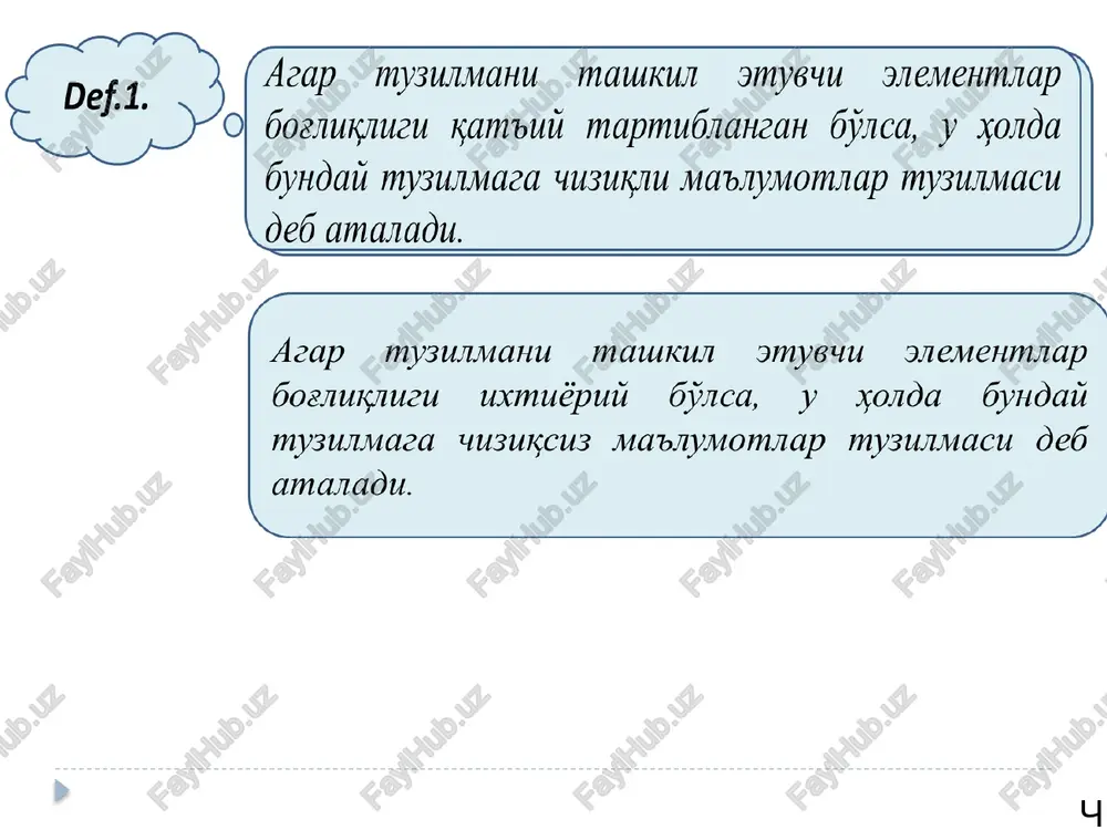 hadi dinamik massivni uzunligi programma bajarilish jarayonida aniqlanib, u dinamik xotiradagi ayni paytda bo'sh bo'lgan adreslarga joylashadi. masalan, int m[6]; ko'rinishida e'lon qilingan bir o'lchamli massiv elementlari statik massivlarning kamchiliklari shundaki, ularning o'lchamlari oldindan ma'lum bo'lishi kerak, bundan tashqari bu o'lchamlar berilganlarga ajratilgan xotira segmentining o'lchami bilan chegaralangan. ikkinchi tomondan, etarlicha katta o'lchamdagi massiv e'lon qilib, konkret masala echilishida ajratilgan xotira to'liq ishlatilmasligi mumkin. bu kamchiliklar dinamik massivlardan foydalanish orqali bartaraf etiladi, chunki ular programma ishlashi jarayonida kerak bo'lgan o'lchamdagi massivlarni yaratish va zarurat qolmaganda yo'qotish imkoniyatini beradi. dinamik massivlarga xotira ajratish uchun malloc(), calloc() funktsiyalaridan yoki new operatoridan foydalanish mumkin. dinamik ob'ektga ajratilgan xotirani bo'shatish uchun free() funktsiyasi yoki delete operatori ishlatiladi. yuqorida qayd qilingan funktsiyalar «alloc.h» kutubxonasida std::string satri ixtieriy uzunlikdagi satrlarni saqlash uchun mo'ljallangan konteyner. satr elementlari sifatida: char (string), wchar_t (wstring) yoki foydalanuvchi tomonidan belgilangan turlar (basic_string)kabi elementlar bo'lishi mumkin. ushbu konteyner satr belgilari egallagan xotirani …