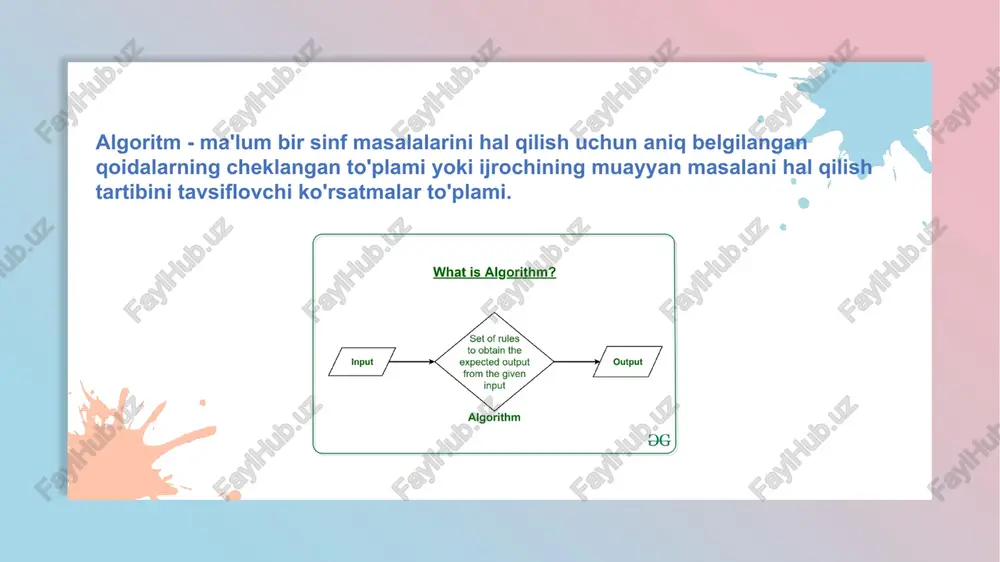 kaw ndd ves i map a rmurimae | | muteet | see let vest eave types of expressions constant integral expressions expressions bitwise types of floating expressions expressions expressions pointer logical relational expressions expressions expressions con) =l n(n) => n neon =0,5n’. t(2n) _ cyc(2n) _ 0,5(2n)* _ 4, t(n) cyrc (nr) 0,50? include using namespace std; int main(){ int i, p, k; bool x = false; cout >p; cout >k; int a[p]; for(int i=0; i using namespace std; int main(){ int p; cout >p; max){ max=a[i]; } else{ continue; } } cout<<"max: "“<<max; return 0; p = 20 a[@]=51 a[1]=54 a[2]=25 a[3]=77 a[4]=44 a[5]=70 a[6]=96 a[7]=87 a[8]=94 a[9]=88 a[1@]=19 a[11]=31 a[12]=62 a[13]=16 a[14]=92 a[15]=56 a[16]=68 a[17]=26 a[18]=31 a[19]=17 max: 96 /docprops/thumbnail.jpeg guruh: swd001 talaba: gafurjonov habibulloh o'qituvchi: isxakova n.p. < mavzu: algoritmlarni ishlab chigish usullari va * samaradorligini baholash
