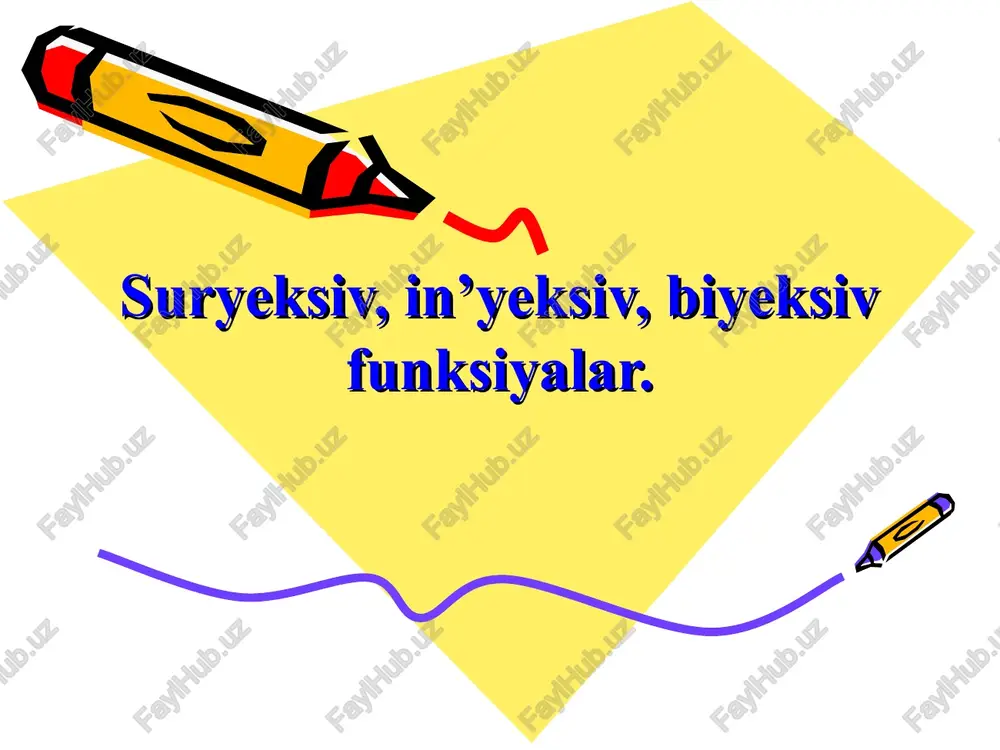 kslantirish va x⊂dl(f) bo‘lsa, u holda {f(x): x∊x} to‘plam x to‘plamning akslantirishi natijasida tasviri deyiladi va f(x) kabi belgilanadi. f :n→b funktsiya ketma-ketlik deyiladi va uni f(1), f(2), … yoki b1, b2,...,bn∊f(n), n∊n kabi belgilanadi. a ni b ga akslantiruvchi barcha functsiyalar to‘plami ba bilan belgilanadi: ba={f : f :a→b} f :an→b funktsiya a dan b ga n- o‘rinli funksiya deyiladi, agar y - n-o‘rinli f funksiyaning (x1,x2,...,xn) argument qiymatidagi qiymati bo‘lsa, y=f (x1,x2,...,xn) kabi yoziladi. f :an→a funktsiya a to‘plamda n - o‘rinli algebraik amal deyiladi. n=1 da – f unar amal, n=2 da - f binar amal deyiladi. n=0 bo‘lganda f : a0→a amal {( ø,a)} biror bir a∊a uchun bo‘ladi. ko‘p hollarda a da 0-o‘rinli amal {( ø,a)} ni a da konstanta deb ataladi va a element bilan ifodalanadi. ta’rif 5. {0, 1} qiymatlardan ixtiyoriy birini qabul qiladigan funktsiyaga binar funksiya deyiladi. mantiq algebrasida binar funksiyalar predikatlar …