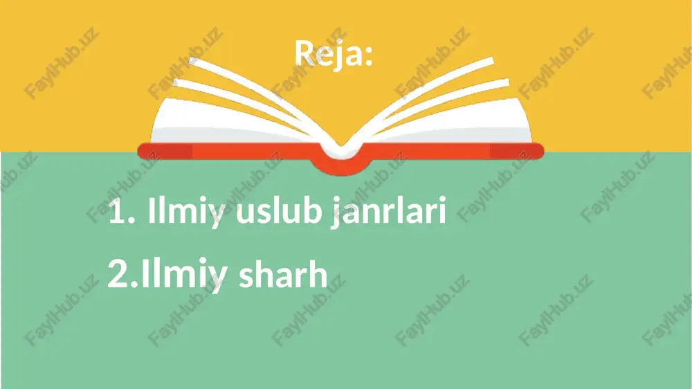 t asoslari, nutq aniqligi. bu muddat noyob tushuncha alohida faoliyat yoki ilm (masalan, marketing, zichligi, fyuchers, dasturiy ta'minot va boshqalar) talqin qilinishi kerak. terminologiya shakllantirish ilmiy so'z ko'payish uchun muhim shartidir. istisnosiz, . lotin tarjima ta'rifi qo'llanila ilmiy uslub barcha janrlar, "ta'rifi» degan ma'noni anglatadi. uni belgilaydi muayyan muddatga tomonidan ko'rsatilgan mavzu qisqacha tavsifi berdingiz. ilmiy uslub barcha ishlatiladigan termin janrlar, bo'linishi mumkin umumiy ilmiy (masalan, bir tezroq yoki tahlil kabi), interscience (masalan, - qiymati yoki iqtisodiyot) (tajriba muayyan hududga xos) va yuqori ixtisoslashgan. o'ng shartlari foydalanish xalqaro va milliy darajalarda ekspertlar tushunish, shuningdek normativ-qonun hujjatlariga mosligini ta'minlaydi. bu o'z vaqtida yangilash atamasi alohida e'tibor ham zarur. siz yangilari bilan eski shartlarini o'rniga vaqt kerak. so'z ilmiy uslubi bilan bog'liq matnlar, maxsus belgilar tili haqida ma'lumot, formulalar, grafikalar va jadvallar bilan bir qatorda, o'z ichiga olishi mumkin. ko'pincha qo'llaniladigan matnlar va tabiiy fanlar bilan bog'liq. . ilmiy adabiyotlarda u bo'ladi …