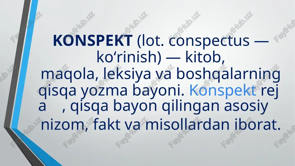 sdir. lekin qadimgi yunon mutafakkirlari yanada ko'zgu va ketdi. uzoq taqdimotlar va sohalarda munozaralar olimlarni eng sevimli ishini biri edi-da gretsiya erlari har doim batafsil etarli sabr va to'la, har taxmin bilan tanishish emas. va shuning uchun u nutqlarni paydo bo'ldi. u oldin nimani nazarda tutgan edi? qisqa shaklda spikeri, uning nazariyasi yoki asosiy ish g'oyasini belgilaydi. barcha batafsil dalillar tushdi. biz har qanday uzoq dalillarni taqdim qilmaydi. aslida, bu, barcha keraksiz kesib "suv" olib tashlash va tomoshabinlar uchun ishlarni toza don berishi kerak edi. bundan tashqari, o'sha hozirgi har bir ma'ruzachi va bu uni olib mantiqiy zanjirning asosiy g'oyasini aniq bir fikr olish kerak edi. olim, yaxshi gapira ega, "mutaxassisi" deb nomlangan. kishi uchun kitobning bir nutqlarni kerak otamni shaklida mahsulot g'oyasini birinchi taqdimoti muharrirlarini talab qiladi. nima uchun? da'vo nashriyot faqat jismonan uchun vaqt yo'q, chunki butun barcha "bunisi" ularni jo'natish qayta o'qing. a konspekt lo'nda mahsulot to'liq …