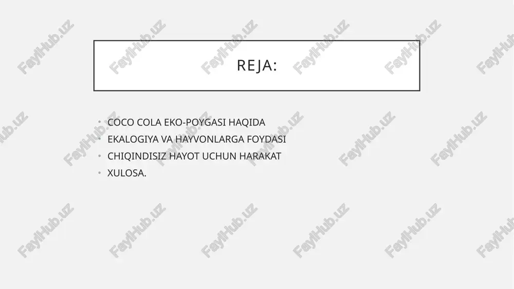 kameykalar o‘rnatiladi, ular chellenj hamkori sanfa tomonidan ishlab chiqariladi. chellenj g‘olibi — jahon iqtisodiyoti va diplomatiya universiteti bosh sovrin — yangi o‘quv yilida universitet talabalari uchun o‘tkazilishi rejalashtirilayotgan movie night by coca-cola uchun sertifikat bilan taqdirlandi. “coca-cola`ning maqsadi dunyoni yangilash va uni yaxshi tomonga o‘zgartirishdir. biz bu maqsadimizga dunyo miqyosida 137 yil va o‘zbekistonda 30 yil davomida sodiq qoldik. jahon atrof-muhitni muhofaza qilish kunida ekologiya, atrof-muhitni muhofaza qilish va iqlim o‘zgarishi vazirligi, yoshlar ishlari agentligi, „ekomaktab“ nodavlat notijorat tashkiloti va bmt`ning o‘zbekistondagi taraqqiyot dasturiga atrof-muhitni yaxshilash, chiqindilarni to‘plash va qayta ishlash, shuningdek, chekka hududlarda ichimlik suvi bilan ta’minlash va suvni tabiatga qaytarishga qaratilgan loyihalarni amalga oshirishdagi hamkorlik va qo‘llab-quvvatlovlari uchun minnatdorchilik bildiraman. ekologiya sohasida innovatsion yechimlarni tatbiq etgani uchun sanfa products kompaniyasiga esa alohida minnatdorchilik bildiraman”, — dedi coca-cola icecek kompaniyasining o‘zbekistondagi bosh menejeri ezel agaoglu. chiqindisiz hayot uchun harakat shuningdek, tadbirda atrof-muhitni muhofaza qilish sohasidagi maqsadlarga erishishda davlat tashkilotlari, …