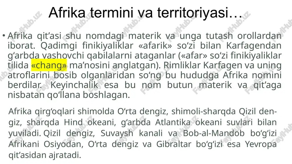afrika qit’asining tarixi - Page 2