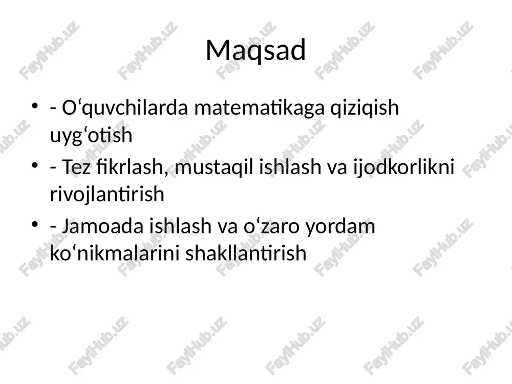 matematikadan sinfdan tashqari ishlar - Page 2