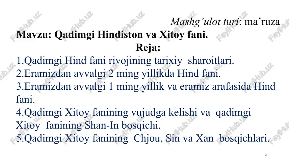tib kelgan. veda adabiyoti bir necha ming yillar davomida shakllanib, qadimgi hindlar tarixidagi turli jamiyatlarning diniy-falsafiy, estetik taraqqiyot darajalarini ifodalaydi. vedala ichida eng qadimiysi „rigveda“ hisoblanadi. u 10 kitob (mandala) dan iborat. bunda tabiatdagi narsa va hodisalar (osmon oʻzgarishi, quyosh, yulduzlar, momaqaldiroq, shamol, yomgʻir, togʻlar, daryolar) ilohiy kuchlar sifatida gavdalantirilib, ular sharafiga qoʻshiqlar, madhiyalar toʻqilgan, ularga qurbonliklar keltirilgan. insoniyat hayoti, uning baxt-saodati ana shu kuchlarga bogʻliq holda tasavvur qilingan, „rigveda“ga koʻra, indra — momaqaldiroq ilohi, mitra — quyosh tangrisi, varuna — osmon maʼbudi, agni — olov maʼbudi, yama — ajal, oʻlim keltiruvchi, sama — oy maʼbudasi, rita — koinot tartibini anglatadi. „rigveda“ qoʻshiqlarini toʻplovchilar rishi (ilohiy qoʻshiqlarni toʻquvchi donishmand)lar deb atalgan. abu rayhon beruniy „hindiston“ asarida yozishicha, inson boʻla turib, ilmlari sababli farishtalardan afzal va ortiq boʻlgan hikmatshunoslar rishilar, deb atalganlar. shuning uchun farishtalar rishilardan foydalandilar, chunki rishilar bilim egasidirlar. rishilardan yuksakda faqat barohim turadi. „rigveda“ kitobida qadimgi dunyo falsafiy …