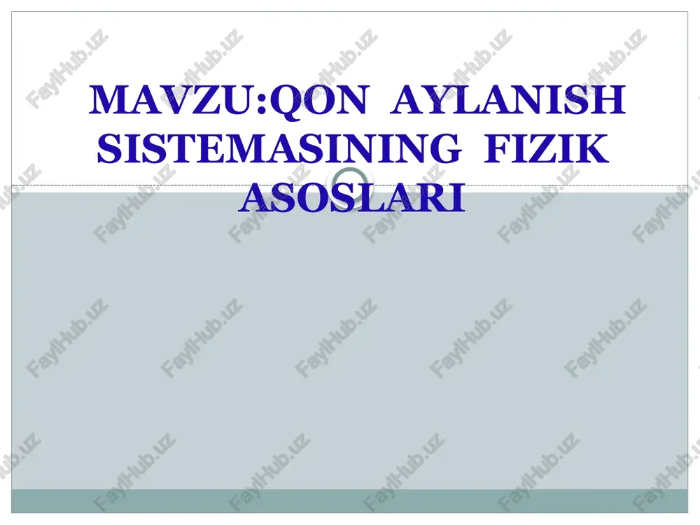 uni nolga teng deb olish mumkin, u holda (3.4) o‘miga quyidagiga ega bo‘lamiz: yurak muskullarining qisqarishida (sistola) qon yurakdan aortaga va undan tarqalib ketuvchi arteriyalarga siqib chiqarila boshlaydi. agar bu tomirlar devorlari qattiq bo‘lganda edi, qonning yurakdan chiqishi vaqtida vujudga kelgan bosim tovush tezligida chekkadagi qismlarga uzatilgan bomar edi. qon tomirlarining elastikligi shunga olib keladi-ki, sistola vaqtida yurak itarib chiqarayotgan qon aorta, arteriya va arteriolalami cho‘zadi, bunda katta qon tomirlari sistola vaqtida markazdan chetdagi qismlarga oqib boradigan qonga nisbatan ko‘p qonni qabul qiladi. odamning sistolik bosimi normada taxminan 16 kpa ga teng. yurakning bo‘shashishi (diastola) vaqtida cho‘zilgan qon tomirlari pasayadi (bo'shashadi) va yurakning qon orqali ularga uzatgan potentsial energiyasi qonning oqishidagi kinetik energiyasiga aylanib, distolik bosimning taqriban 11 kpa atrofida tutib turilishiga yordam beradi. sistolalar yuz berishi davrida qonning chap qorinchadan itarib chiqarilishi tufayli yuzaga kelgan va aorta hamda arteriyalar orqali tarqaluvchi yuqori bosimli tomqingapuls to‘lqini deyiladi. puls to‘lqini 5-10 …