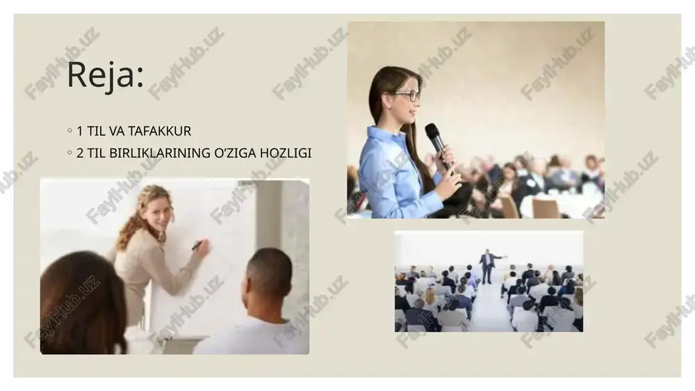 kki, til va uning ko’rinishi bo'lgan nutq ham tafakkur bilan bog’ liq holda takomillashib boradi. e’tiboringiz uchun rahmat! /docprops/thumbnail.jpeg