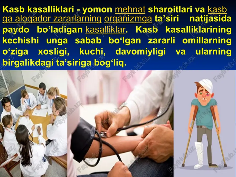 kasb kasalliklari ularning kelib chiqish sabablari va ularni oldini olish - Page 2