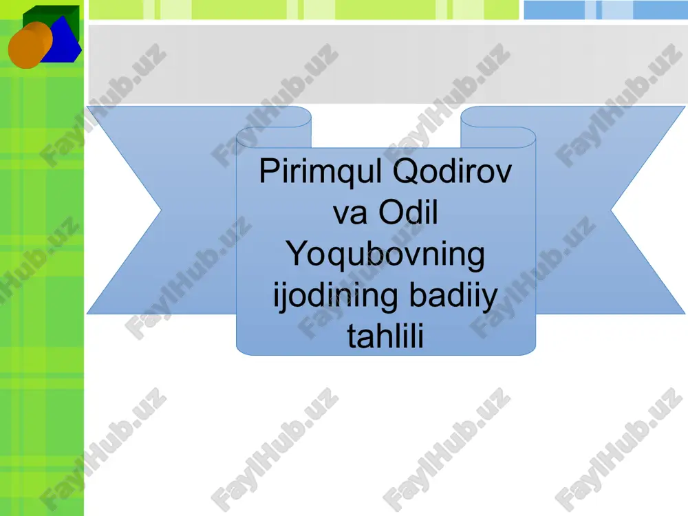 ek ayoli, o‘zbek onasiga xos barcha ezgu xislatlarni uning siymosida mujassamlashtirishga harakat qiladi e’tiboringiz uchun raxmat