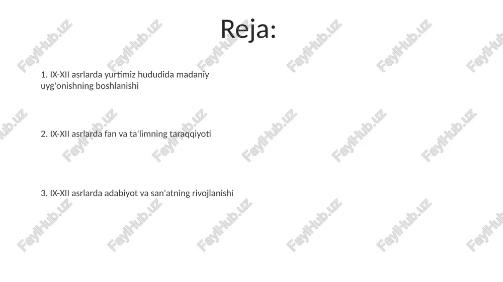 jumladan, lirik she'rlar va qasiydalar soni sezilarli darajada oshgan. xi asrda al-xorazmiy va beruniy kabi olimlar tomonidan rivojlantirilgan algebra va astronomiya sohalari adabiyot va falsafa taraqqiyotiga sezilarli ta'sir ko'rsatgan. ix-x asrlarda mutakallimlar va faylasuflarning 20 dan ortiq asarlari yozilgan bo'lib, ular islom falsafasi va mantiqiga katta hissa qo'shgan. me'morchilik va tasviriy san'at yutuqlari tasviriy san'atda "ushbu davrga xos" uslubning shakllanishi, ya'ni 11-12 asrlarga oid devoriy rasmlarda geometrik naqshlar bilan bir qatorda inson va hayvonlarning realistik tasvirlari ustunlik qilgan. xii asrga kelib, me'morchilikda g'ishtdan foydalanish texnologiyalari takomillashib, katta hajmdagi me'moriy inshootlar, masalan, 20 metrdan baland minoralar qurilgan. ix-x asrlarda miniatyura san'atining yuksalishi kuzatilib, taxminan 100 dan ortiq qo'lyozma nusxalar bezatilgan bo'lib, ular zamonaviy miniatyura san'atining asosini tashkil etdi. ix-xii asrlarda madaniy uyg'onishning boshlanishi ix-xii asrlardagi adabiyot va falsafa sohalarida yangi maktablar va yo'nalishlar paydo bo'ldi, masalan, nazm va nasr janrlarining rivojlanishi kuzatildi, 50 dan ortiq qo'lyozma asarlar saqlanib qolgan. ix-xii asrlarda …