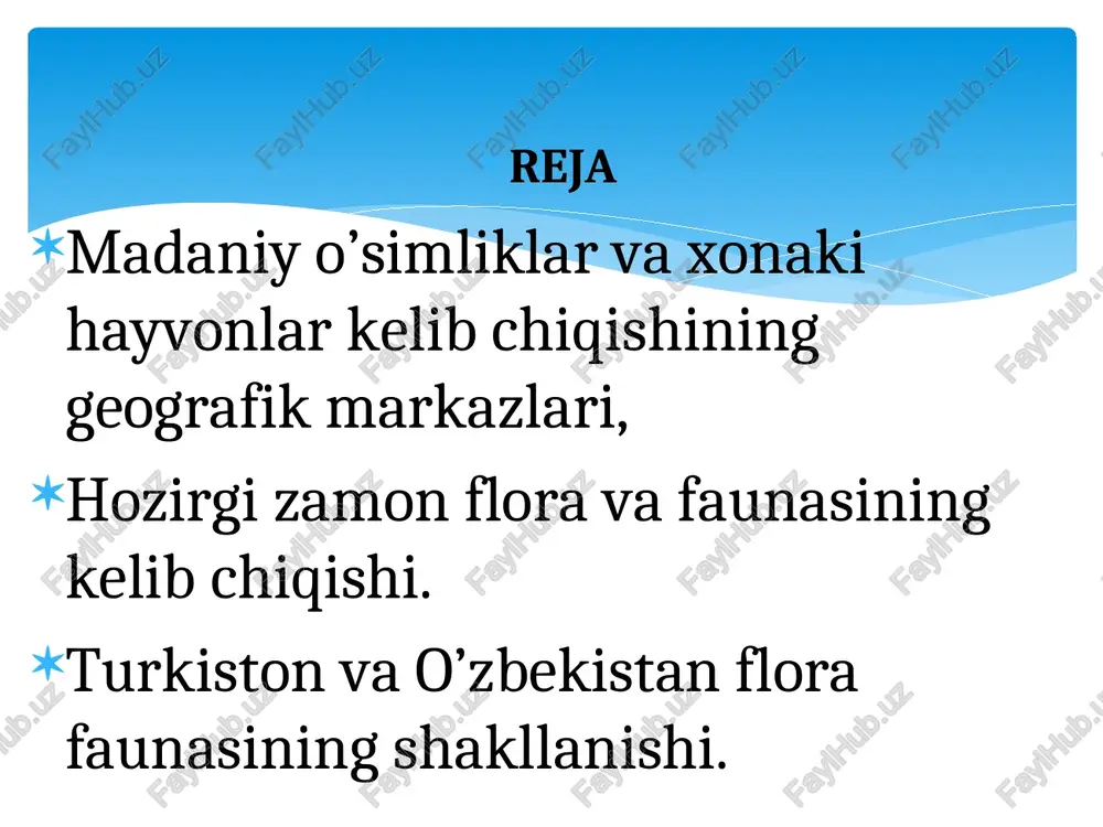 aroitga moslashish jarayonida o’zgargan reliktlar adaptiv relikt deyiladi. masalan, ilgari dengizda yashagan, lekin havza suvining sho’ri yo’qolgandan so’ng chuchuk suvda yashashga moslashgan qisqichbaka, dengiz suvaragi yoshiga ko’ra mezozoy relikti hisoblanadi. yangi zellandiyaning sudralib yuruvchi yirik hayvoni-getyeriya, yoki avstraliyada uchraydigan panjaqanotli balig’i— paleozoy erasining reliktidir. oldin keng arealga ega bo’lib, keyin shu arealning faqat ayrim qismlaridagina saqlanib qolgan reliktga o’xshash o’simliklar va hayvon turlari psevdo (yolgon) reliktlar deb ataladi. organizm arealining markazi deb, yer sharining hozirgi paytda qaysi qismi turlarga boy bo’lsa, shu joylarni organizm areallarining markazi deb hisoblanadi. turlarning kelib chiqishi va areallar hosil bo’lishini zoolog e.mayr va botanik v.grantlar tomonidan yoritib berilgan. n.i. vavilov 8 ta madaniy o’simlik paydo bo’lish markazlarini belgilagan, hozirgi vaqtda 10 ta markaz borligi ilmiy isbot qilingan.