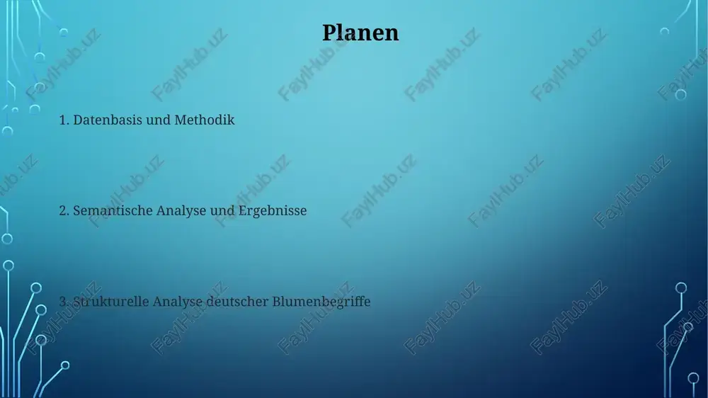 nuancen zu analysieren. zusammenfassung und ausblick die untersuchung identifizierte 3 hauptgruppen von floralen begriffen: pflanzennamen, kulturelle metaphern und technische fachbegriffe. ausblick: ein vergleich mit anderen germanischen sprachen könnte sprachübergreifende gemeinsamkeiten und unterschiede aufzeigen. die analyse umfasste über 500 deutsche floristik-termini und zeigte signifikante strukturelle muster, z.b. die häufige verwendung von komposita und präfixen. ausblick: weiterführende studien könnten die diachrone entwicklung dieser terme untersuchen. kulturhistorische aspekte der floralen terminologie die entwicklung der deutschen floralen terminologie zeigt ab dem 18. jahrhundert eine starke zunahme exotischer bezeichnungen, reflektierend den globalen handel und ca. 30% neuer arten in botanischen gärten. regionale dialekte bewahrten bis ins 20. jahrhundert hinein über 100 alte, landschaftsspezifische blumenbezeichnungen, oft mit agrarhistorischen bezügen. präfix- und suffixanalyse die kombinatorische analyse zeigte, dass ca. 15% der begriffe sowohl präfixe als auch suffixe aufweisen, was auf eine komplexe morphologische struktur und semantische nuancierung deutscher blumennamen hinweist. die analyse enthüllte über 200 deutsche blumenbegriffe …