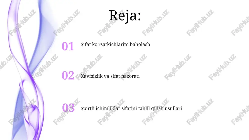 ichimliklar ishlab chiqaruvchilarga mahsulotlarining xalqaro standartlarga (iso 9001, gost) mos kelishini ta'minlash, brend obro'sini himoya qilish va bozor raqobatbardoshligini oshirishga yordam beradi. spirtli ichimliklar sifatini tahlil qilish iste'molchilarning sog'lig'ini himoya qilishda muhim ahamiyatga ega, chunki u zararli moddalar miqdorini (masalan, metanol – 0.1% dan oshmasligi kerak) aniqlash va standartlarga muvofiqligiga nazorat qilish imkonini beradi. spirtli ichimliklar sifatini muntazam tekshirish, taxminan 10-15% gacha bo'lgan iqtisodiy yo'qotishlarni (sotilmay qolgan mahsulotlar, jarima to'lovlari) oldini olish orqali ishlab chiqarish samaradorligini oshirishga va iqtisodiy foyda keltiradi. toksinlar va zararli moddalarni aniqlash og'ir metallar (masalan, qo'rg'oshin, kadmiy) miqdori 0,01 mg/l dan oshmasligi lozim, atom-absorbtsion spektroskopiyasi bilan aniqlanadi. metanol miqdori 0,1% dan oshmasligi kerak, aks holda zaharlanish xavfi yuqori bo'ladi, gaz xromatografiyasi yordamida aniqlanadi. sirt faol moddalar (surfactantlar) miqdori 1 ppm dan yuqori bo'lsa, bu sifatning yomonlashuviga va sog'liq uchun xavf tug'diradi, hplc usuli bilan tekshiriladi. sifat standartlari va me'yorlari me'yorlarga muvofiqlikni ta'minlash uchun spirtli ichimliklar tarkibidagi …