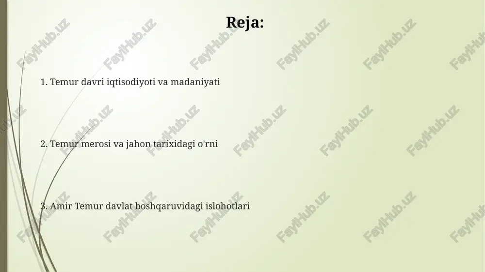 lub etib, o'zining nufuzini kuchaytirdi, bu davlatning iqtisodiy taraqqiyotiga ham ta'sir ko'rsatdi. temur hukmronligi davrida tashqi siyosatda diplomatiya va harbiy kuch birgalikda qo'llanilgan bo'lib, buning natijasida ulug'vor temuriylar imperiyasi yaratilgan. u 70 yildan ortiq davom etdi. amir temur davlatining tashqi siyosati markaziy osiyodan tashqarida, ya'ni yaqin sharq, kavkaz, hindiston va sharqiy yevropaga qadar keng miqyosda 150 dan ortiq harbiy yurishlarni o'z ichiga olgan. temur davlatining qulashi temur davlatining iqtisodiy qulashi, qo‘shinlarning ta’minotini ta’minlashga qodir emasligi va 1405 yildan keyingi doimiy urushlar, davlatning barqarorligiga jiddiy tahdid solgan asosiy omillar hisoblanadi. temur davlatining parchalanishiga uning o‘g‘li xalil sulton va nabiralari o‘rtasidagi taxtga da’vogarlik kurashi, 1405 yildan keyin yuz bergan ichki nizolar va markaziy hokimiyatning zaiflashuvi sabab bo‘ldi. temur vafotidan keyin uning ulkan imperiyasi 7 ta ulusga bo‘linib ketdi, har biri o‘zining mustaqil hukmdori bilan boshqarildi, bu esa davlatning tezkor tarqalib ketishiga olib keldi. oʻrta osiyo va kavkazni boʻysundirish amir temur 1380-yillarda oltin …